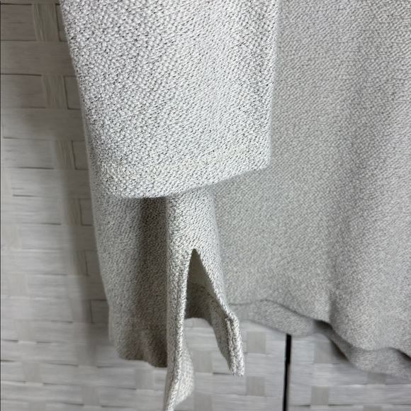 Ava & Viv Cowl-Neck Oatmeal with Gold Metallic Sparkle Thread Sweater Size 2X - Picture 5 of 10